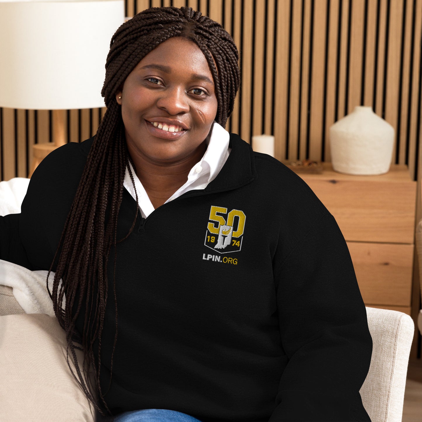 LPIN 50th Fleece Pullover (embroidered)